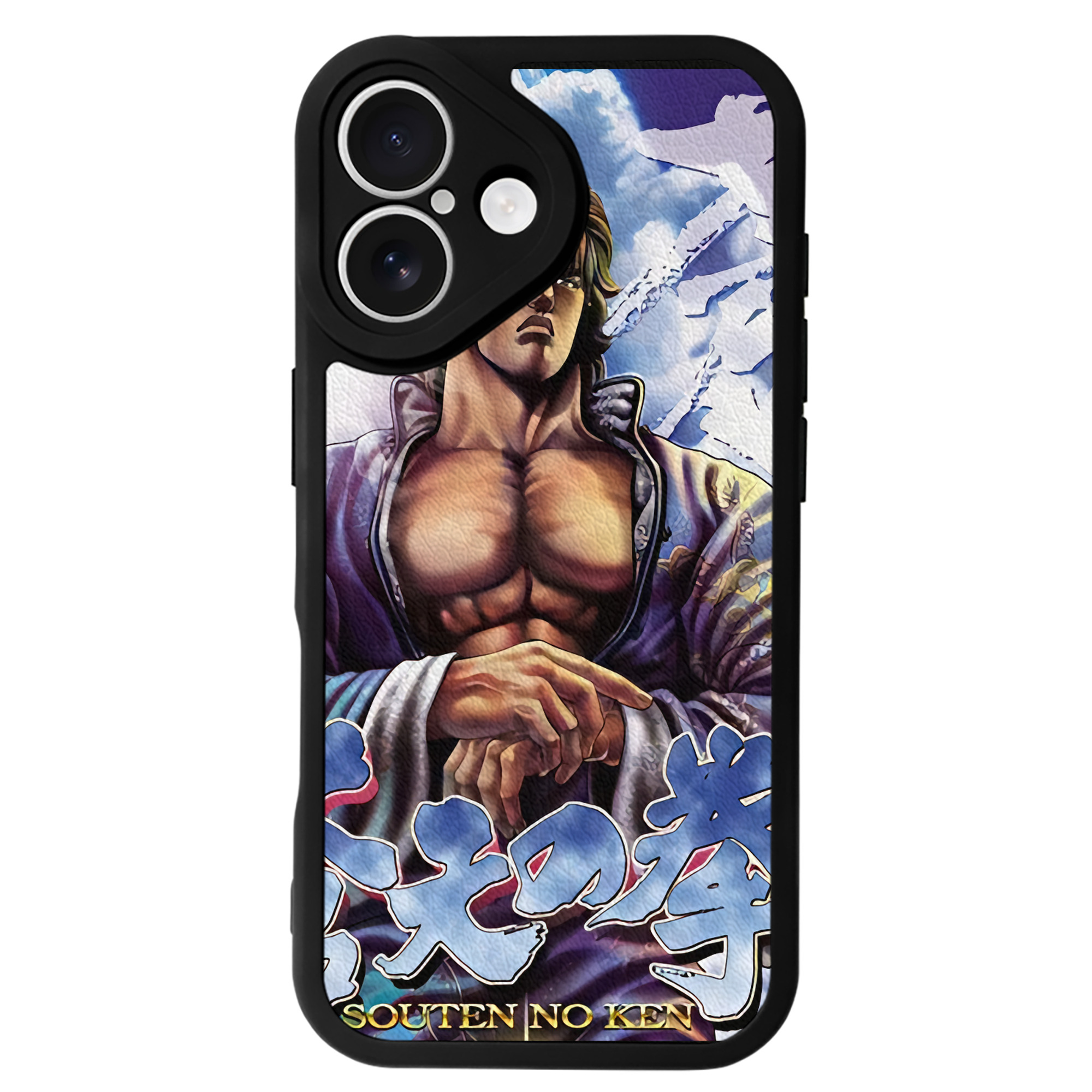 （画像用） 北斗の拳 Fist of the North Star 【iPhone 16シリーズ対応】シリコンスマホケース（レザー調） 材質：シリコン